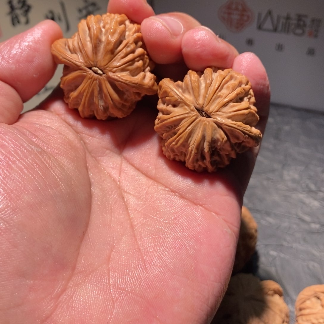 核桃把件磨盘全品40