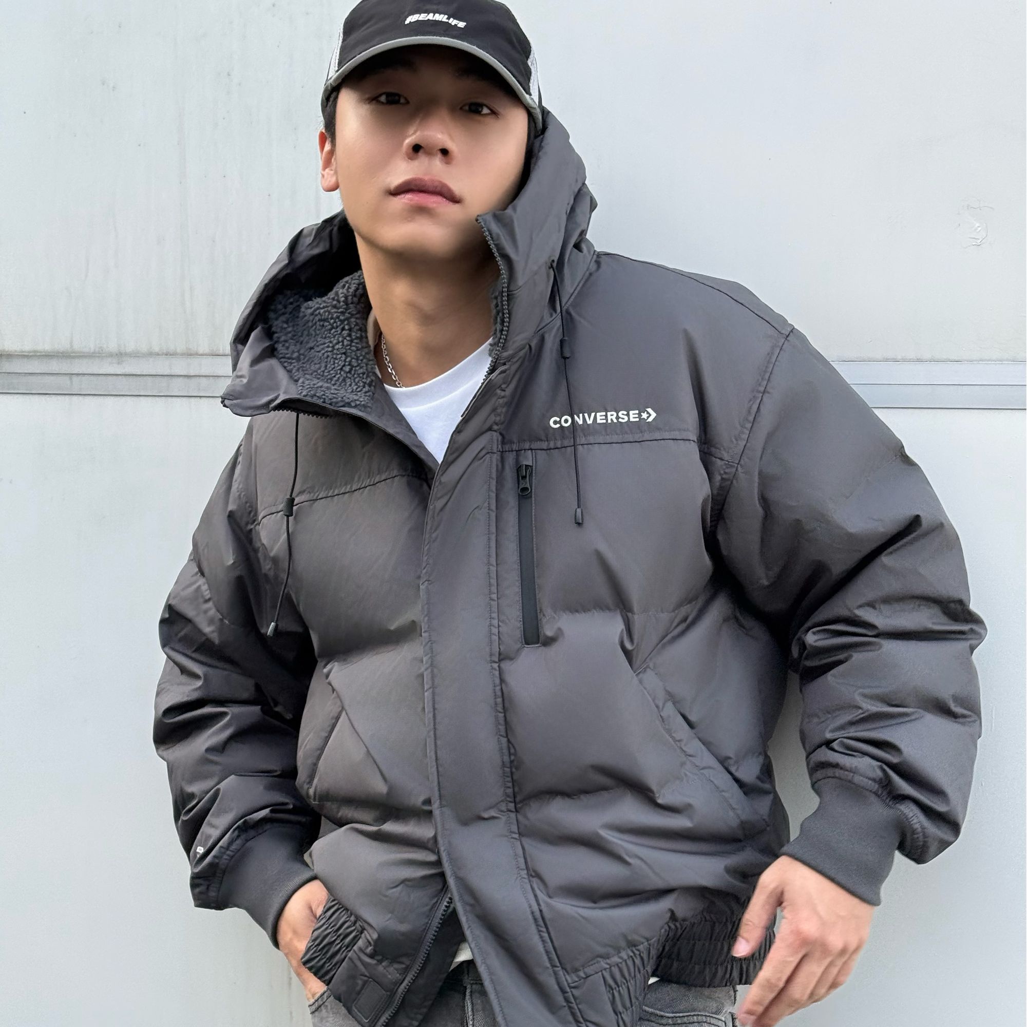 匡威新款复古温暖轻便鸭绒好羽绒服外套CONVERSE 10027546