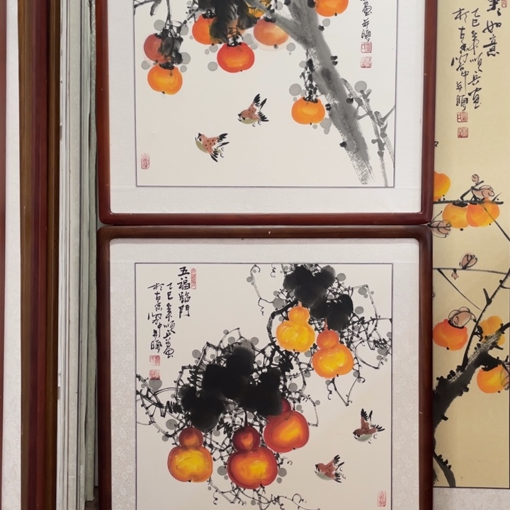 国画带框尺寸63*63厘米