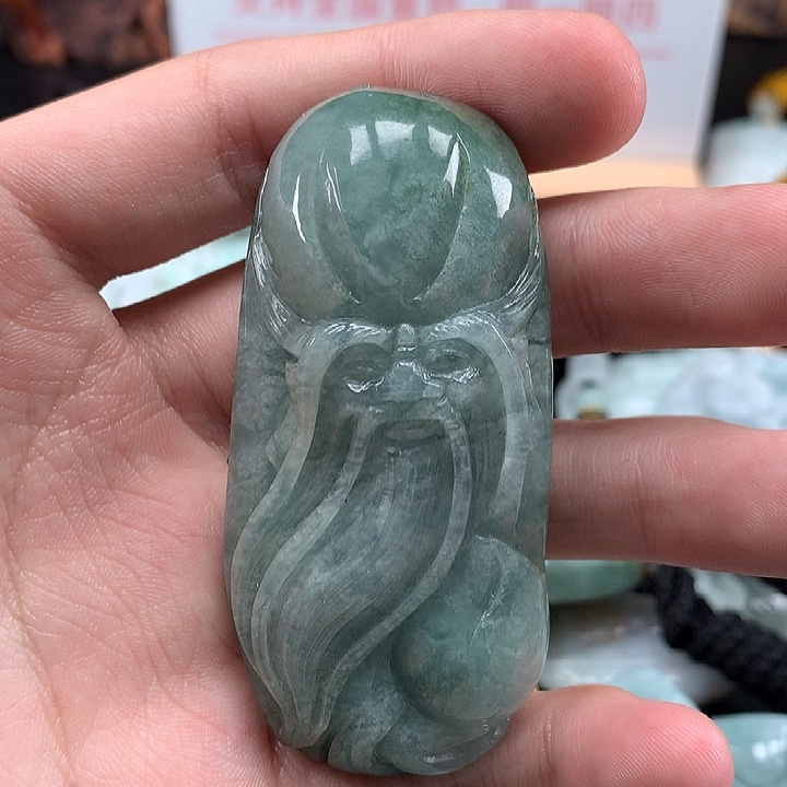 翡翠未镶嵌颈饰天然保真a货