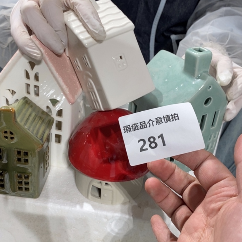 【闪购商品】摆件云***下陶瓷摆件瑕疵特卖