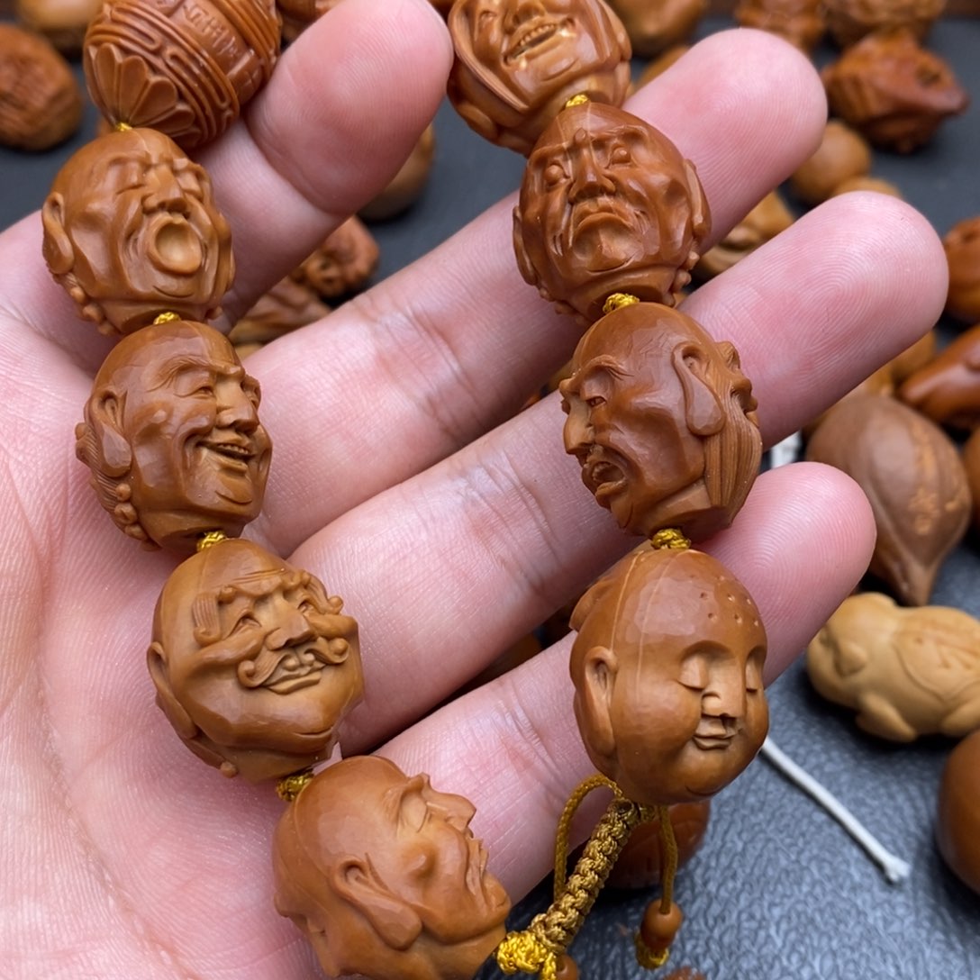 橄榄核手串/手链白**干罗汉