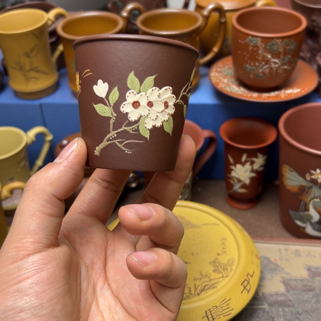 紫砂茶杯紫砂主人杯100cc