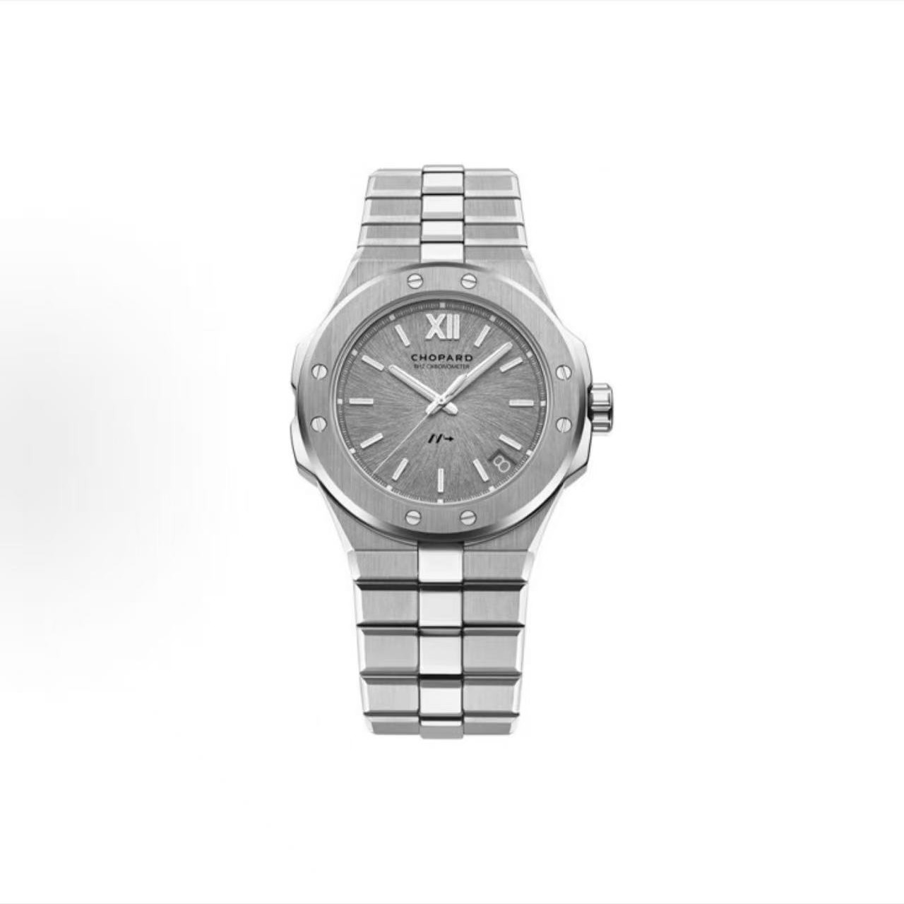 99新 Chopard/萧邦 萧邦雪山傲翼灰盘男士自动机械腕表