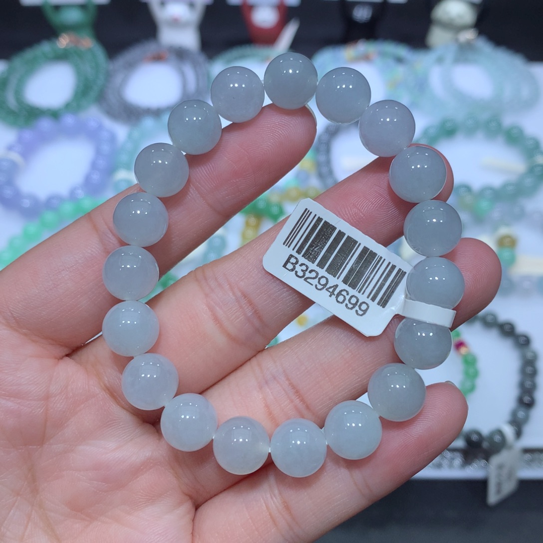 翡翠未镶嵌手串天然