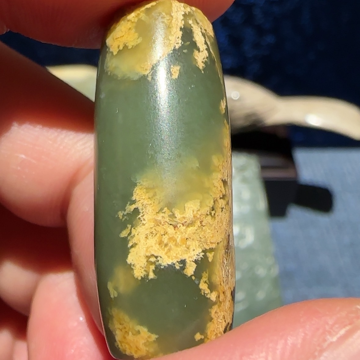 【闪购商品】岫岩河磨玉（透闪石质玉）颈饰未镶嵌撒****乐