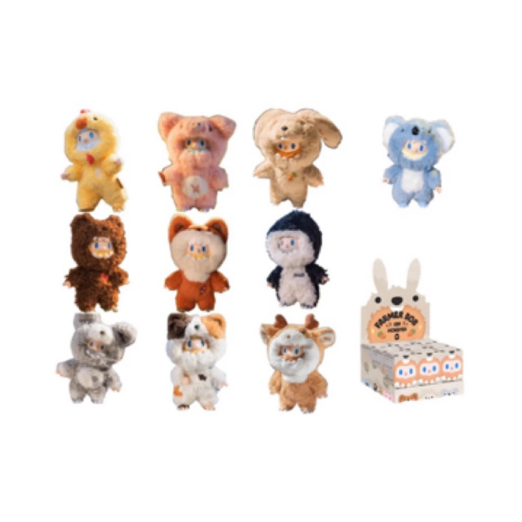 【红标专属】FARMER BOB怪奇守护者系列搪胶毛绒挂件盲盒