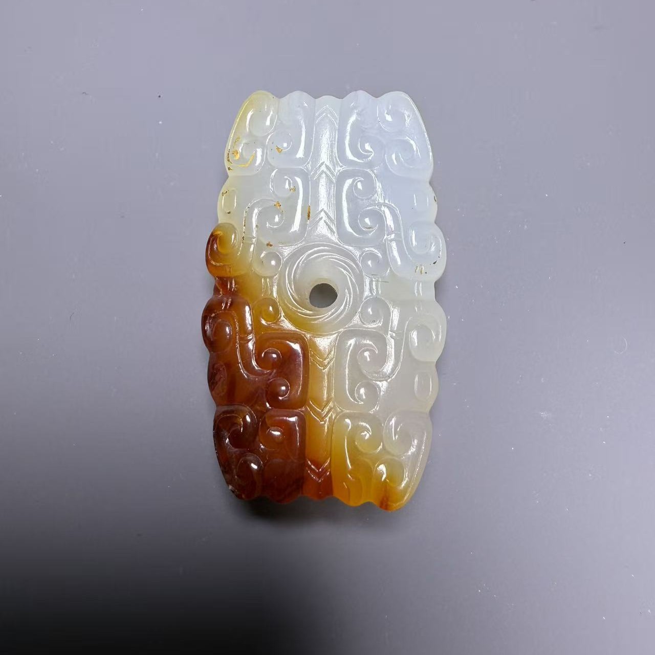 文玩，带红沁勒子