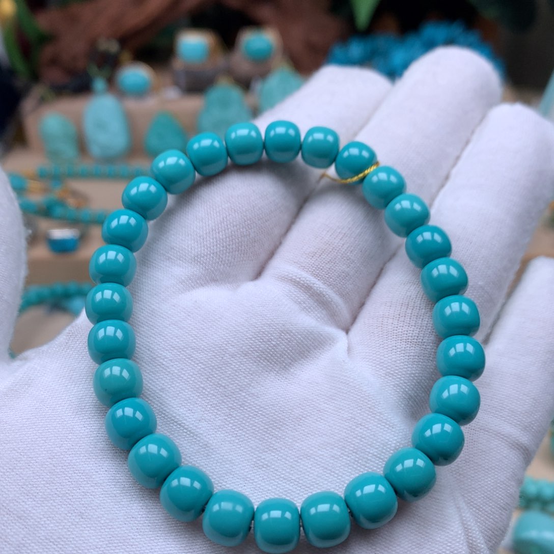 绿松石天然玉化7.6未镶嵌