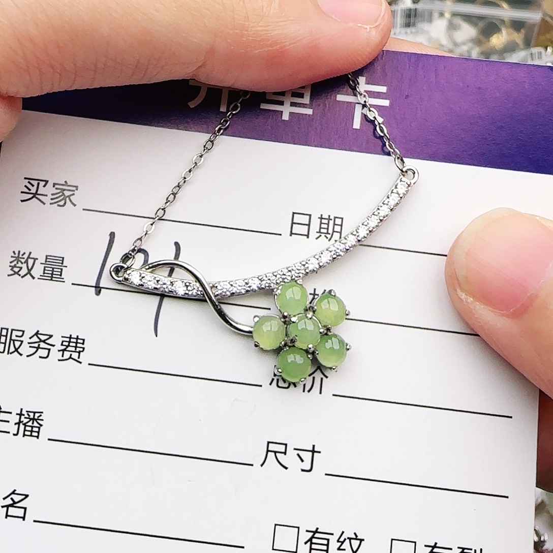 银S925镶嵌戒指翡翠戒指