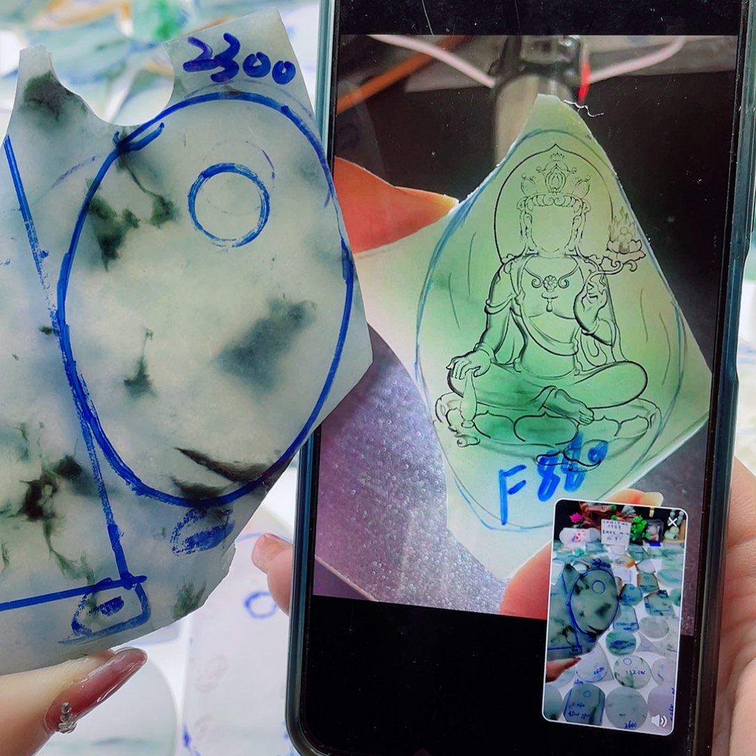 定制翡翠未镶嵌纯天然缅甸a货翡翠