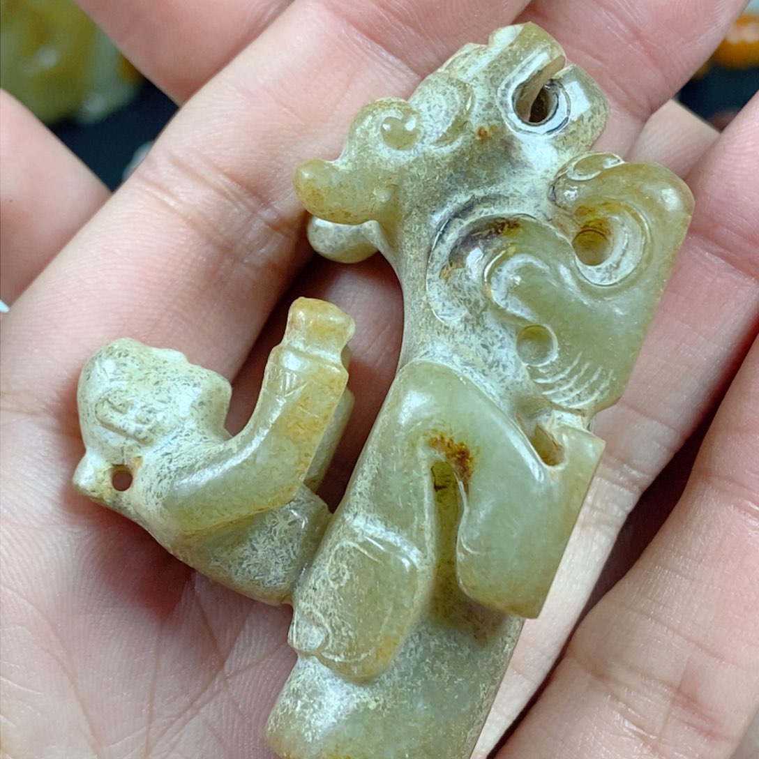 和田玉把件未镶嵌