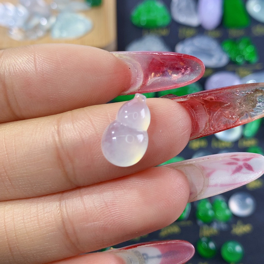 翡翠颈饰未镶嵌纯天然缅甸翡翠A货