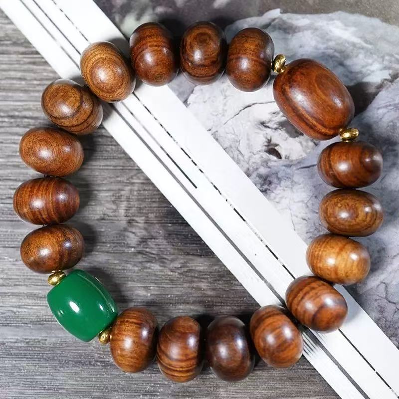 黄花梨算盘珠单圈（无礼盒）574