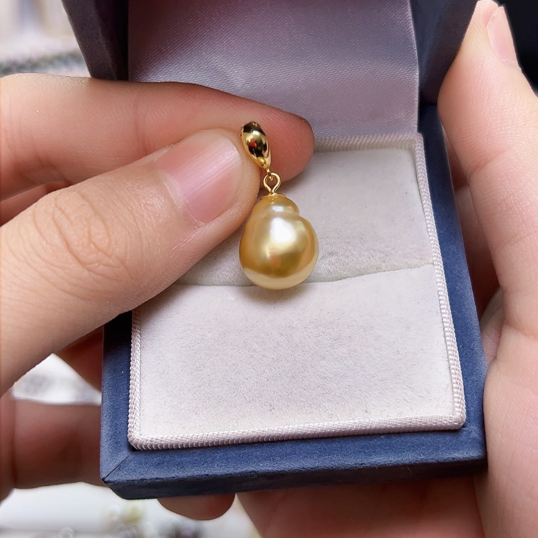 海水珍珠颈饰银S925镶嵌