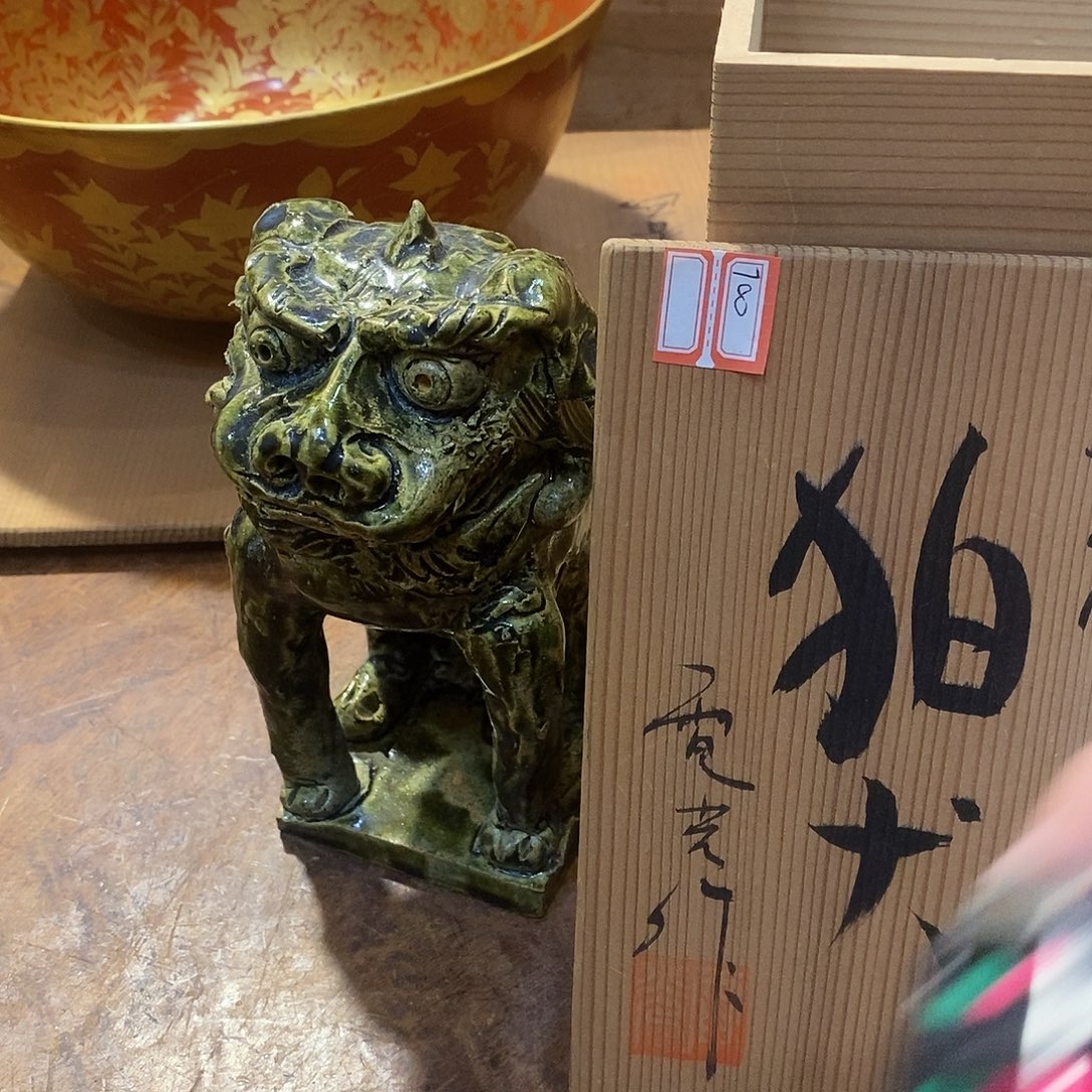 陶土小六古美术工艺品