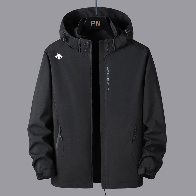 【一折专区】迪家冲锋衣男士单层秋季户外运动防风防水薄款（发正标）