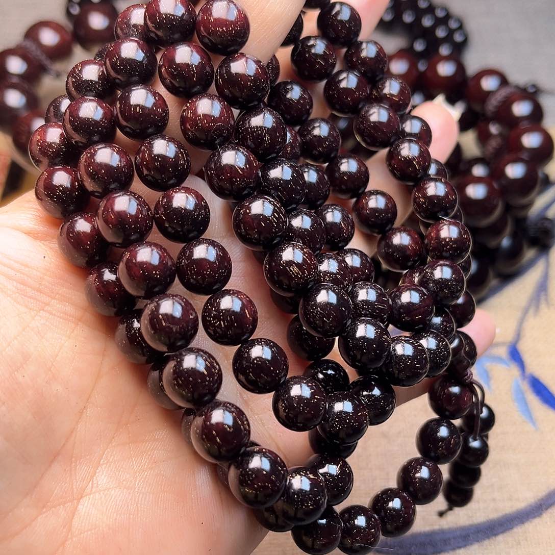 檀香紫檀（小叶紫檀）1.0 108颗满星