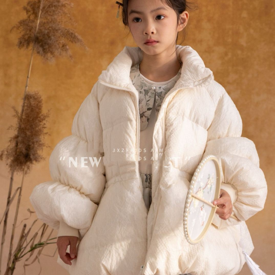 12502高端潮流时尚百搭休闲童装鸭外套W