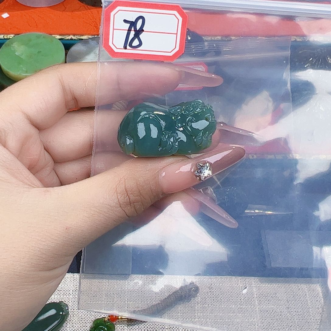 和田玉珠宝半成品未镶嵌