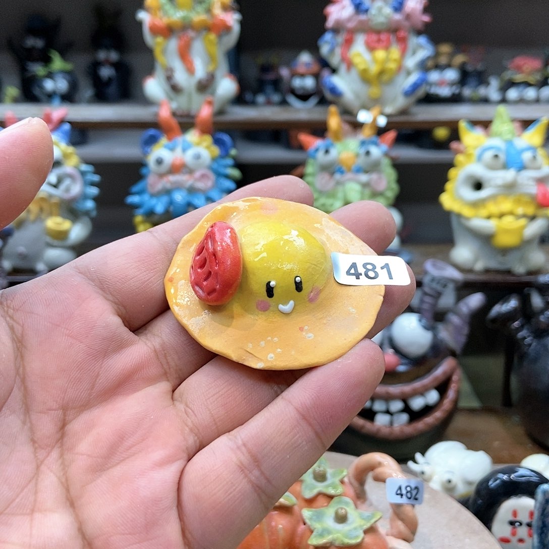 摆件直播间手工陶瓷摆件481