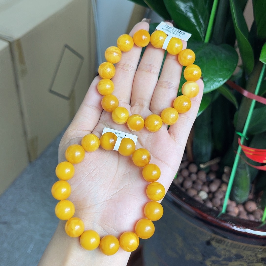 琥珀手链未镶嵌多样性发其一 12m