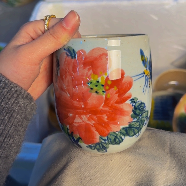 瓷片景德镇陶瓷手工手绘