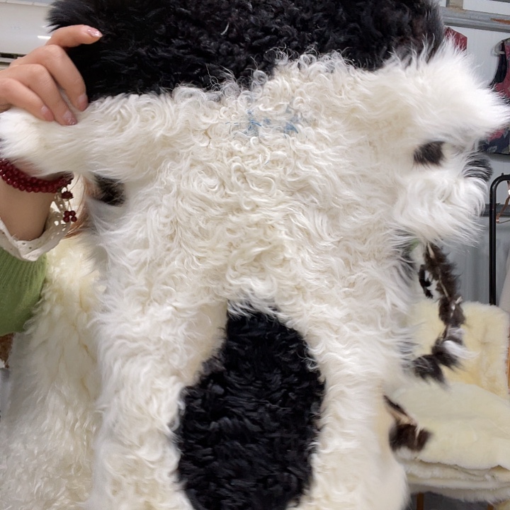 羊皮双面款瑕疵羊羔皮