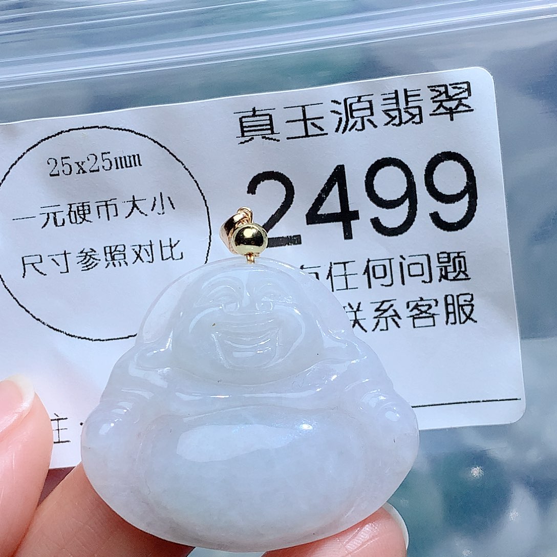 翡翠颈饰未镶嵌2499。