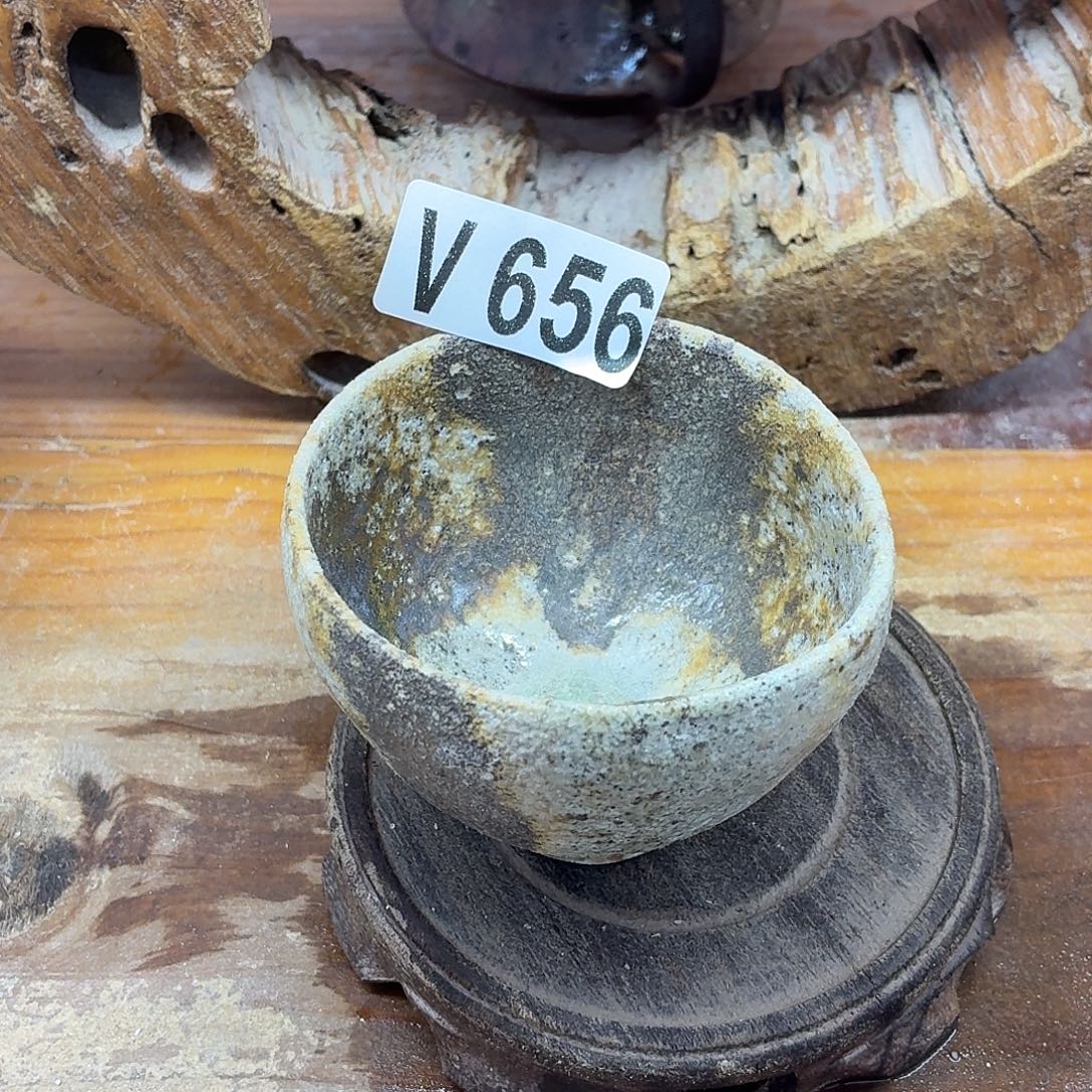 陶园柴烧，精品高货V656瑕