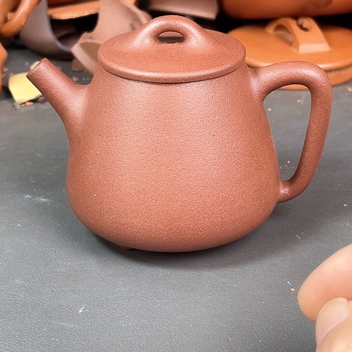 茶壶紫砂王启超全砂底槽清高石瓢