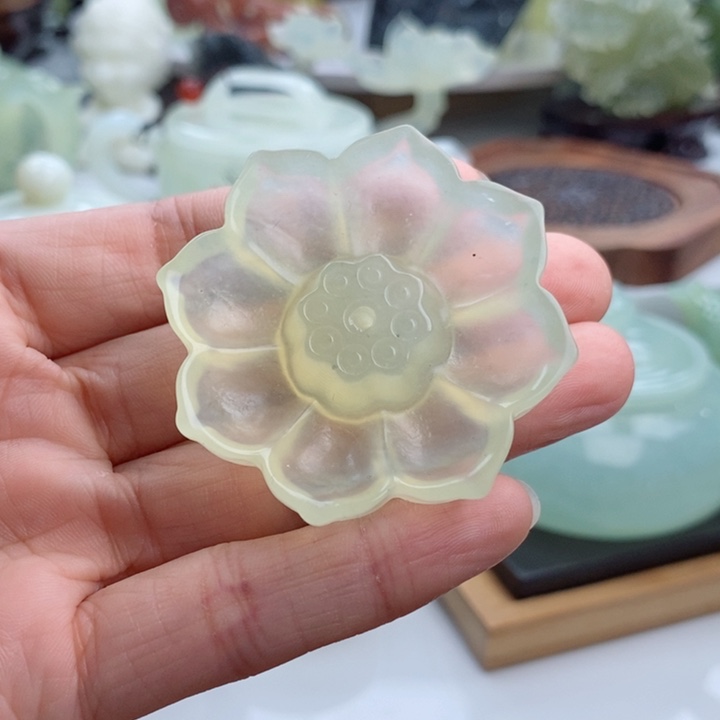 岫玉四大名玉香插未镶嵌