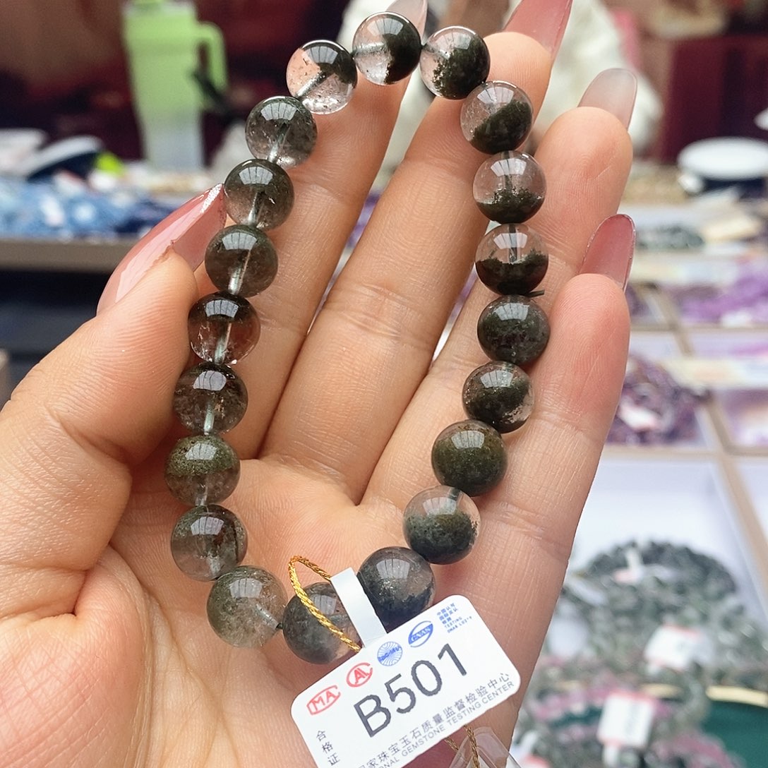 水晶手链未镶嵌B501聚宝盆10m+