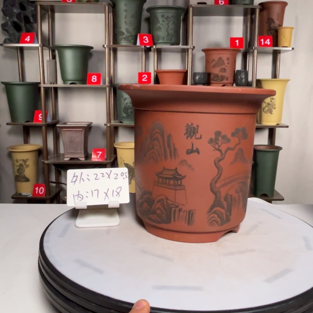 花盆紫砂紫砂花盆