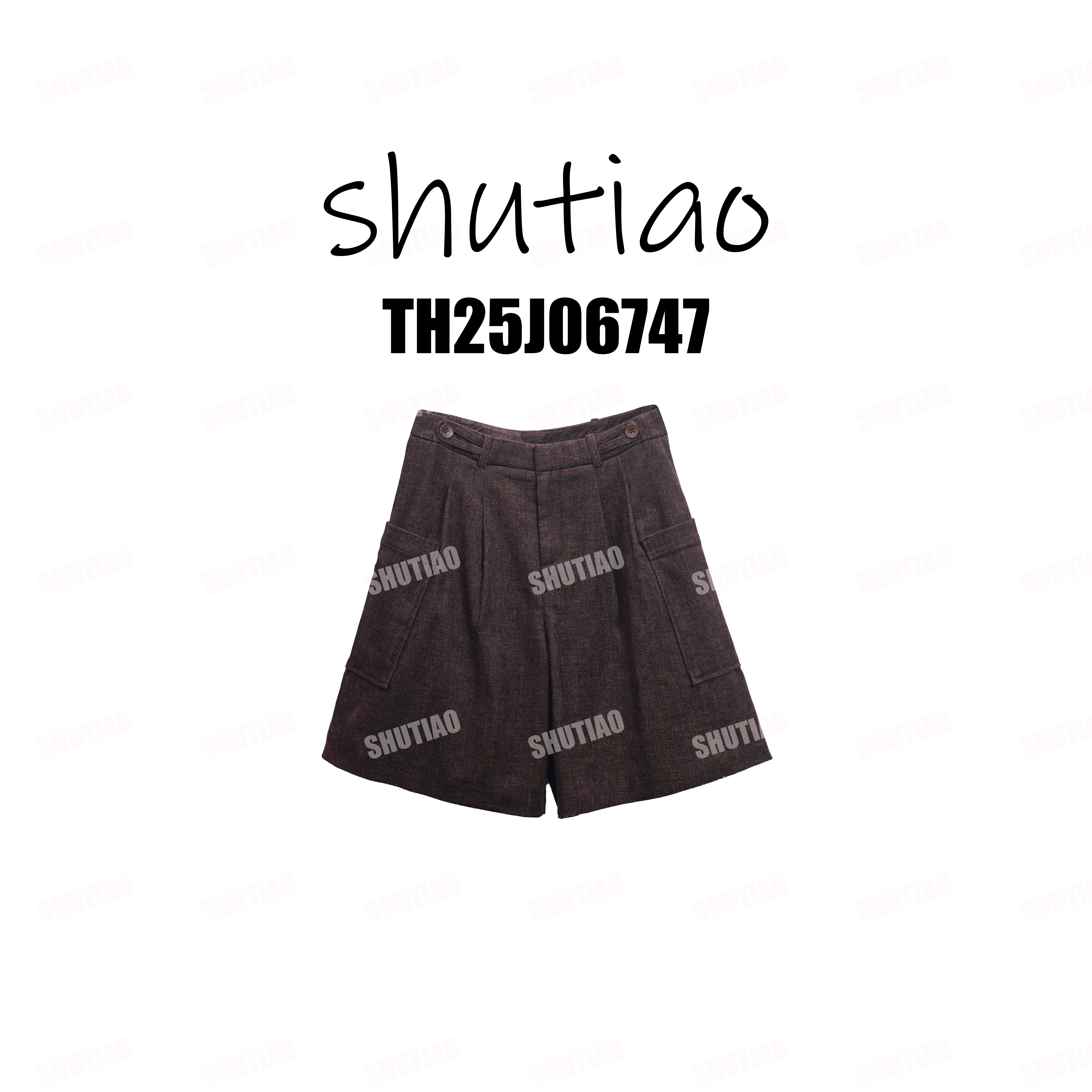 【SHUTIAO】2025秋冬：新款小众设计款短裤TH25J06747