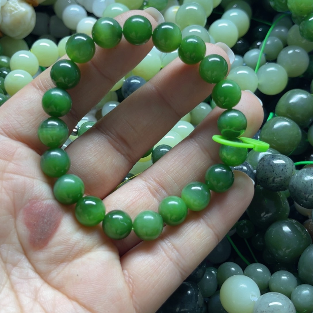 和田玉手链未镶嵌