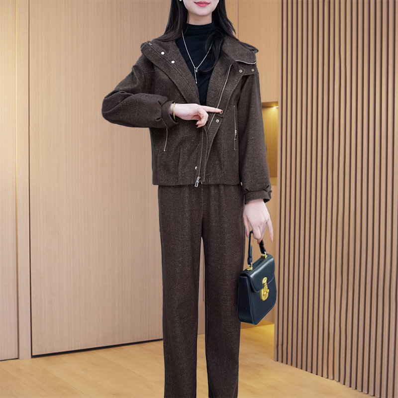 【外套+裤子】优雅新款气质时尚休闲收腰显瘦套裤23959-LDD