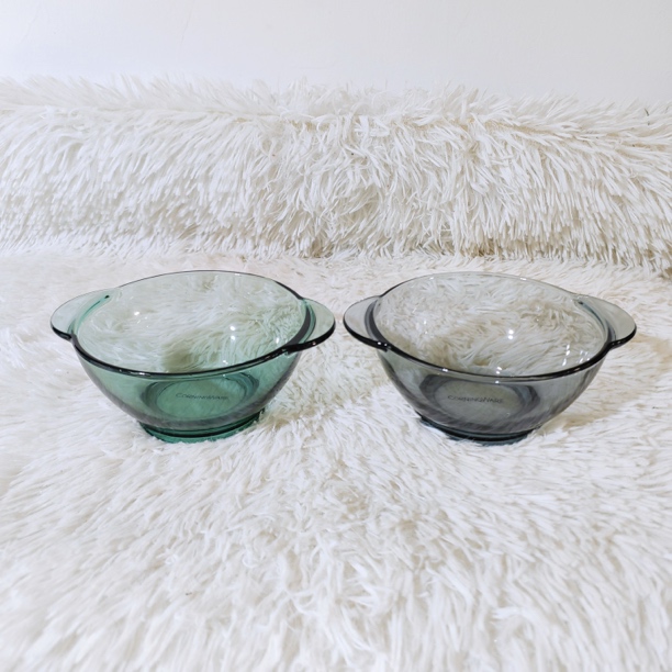 玻璃 双耳小碗 直径13cm 高度6.5㎝