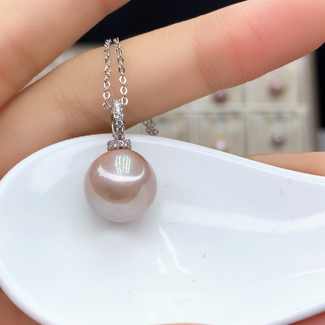 淡水珍珠颈饰合金