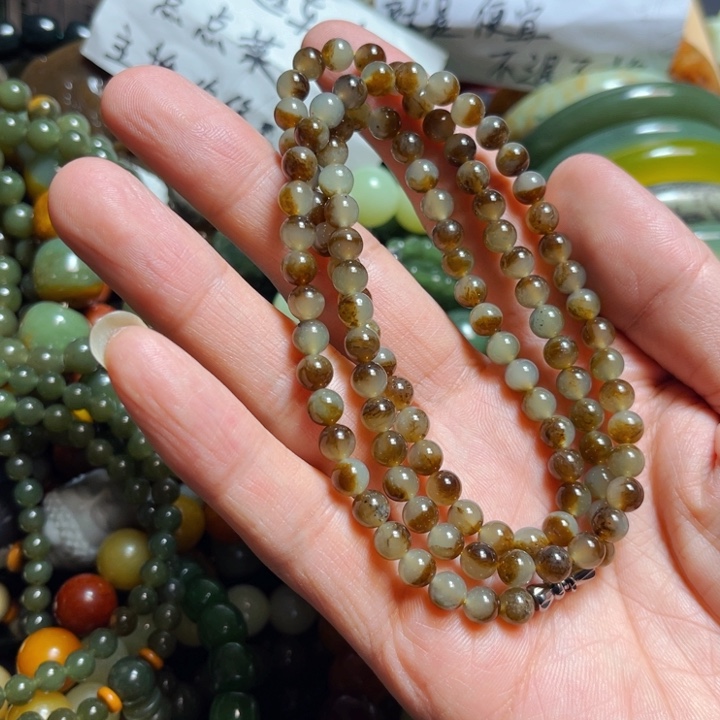 和田玉手链未镶嵌