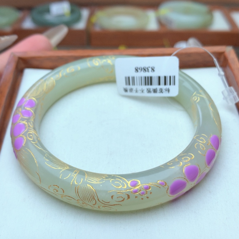 【闪购商品】和田玉手镯未镶嵌55