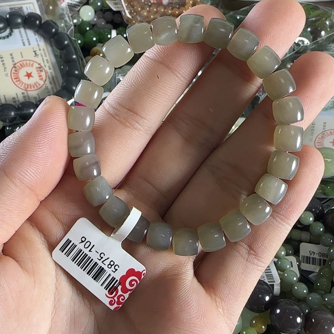 和田玉手链未镶嵌227