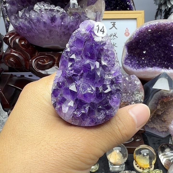 未镶嵌珠宝半成品紫晶