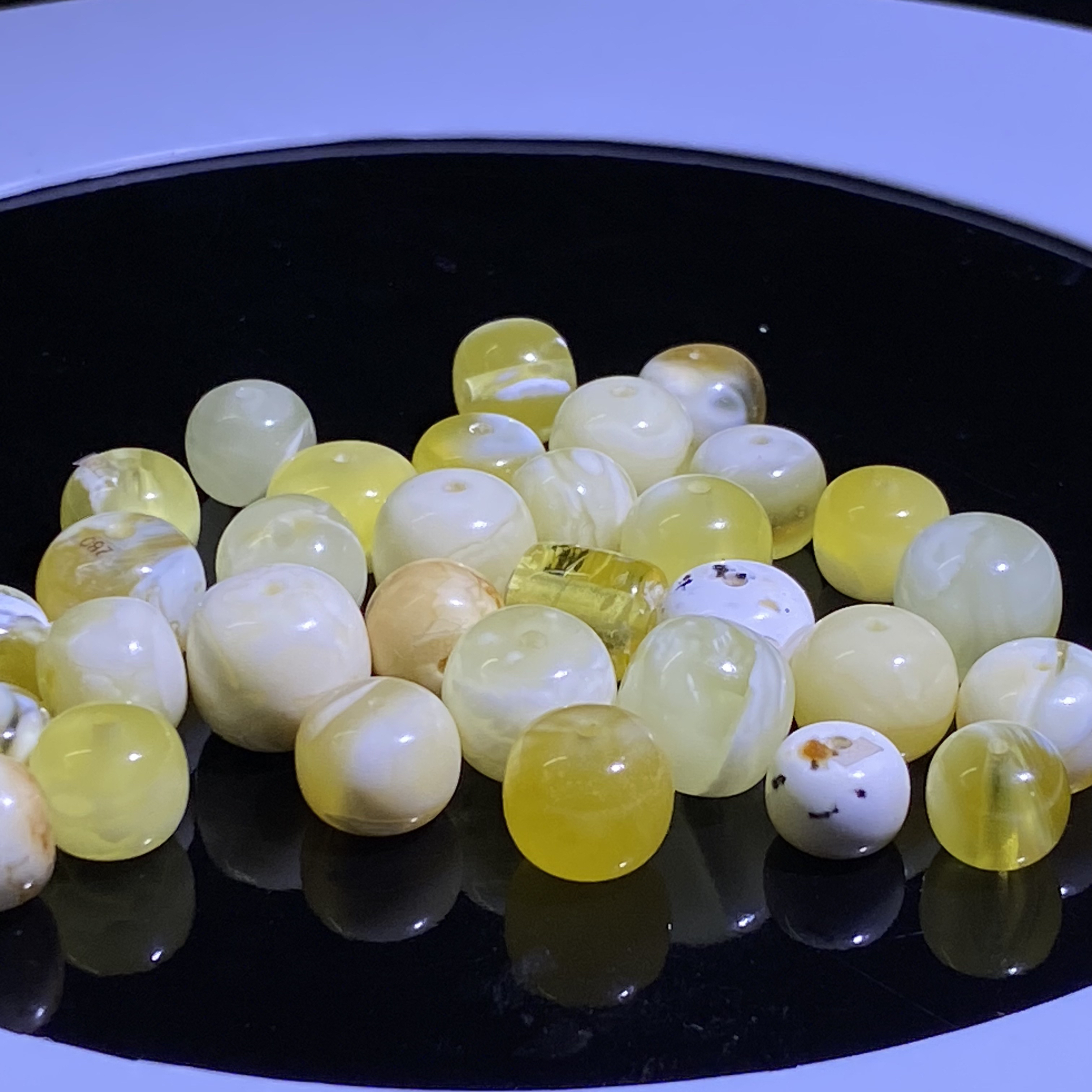 特惠合集 天然原矿蜜蜡老型单珠 一物一拍