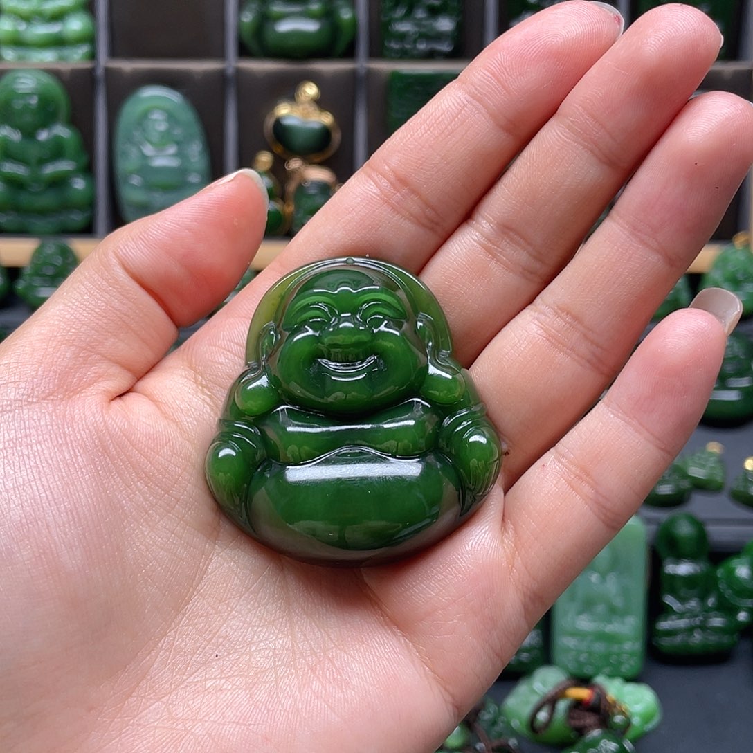 颈饰未镶嵌和田玉平*哥