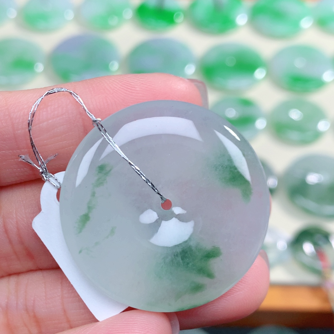 翡翠未镶嵌颈饰34.5-5.8