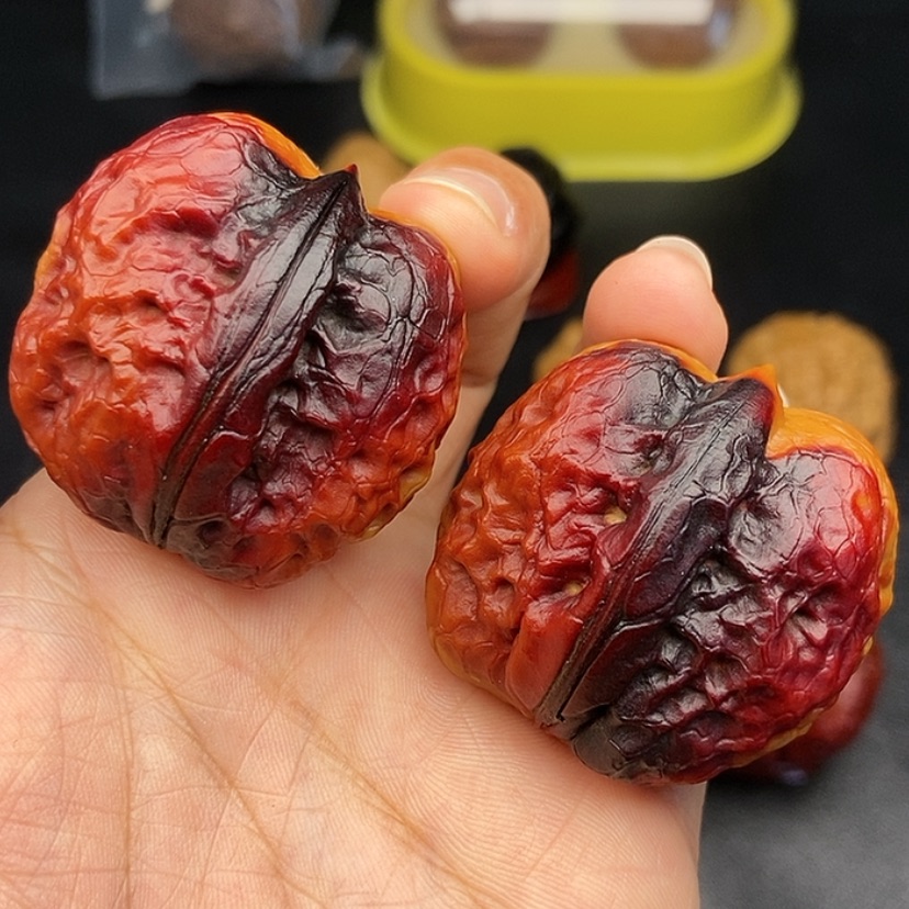 【闪购商品】把件文玩核桃38尺帝王筋元宝