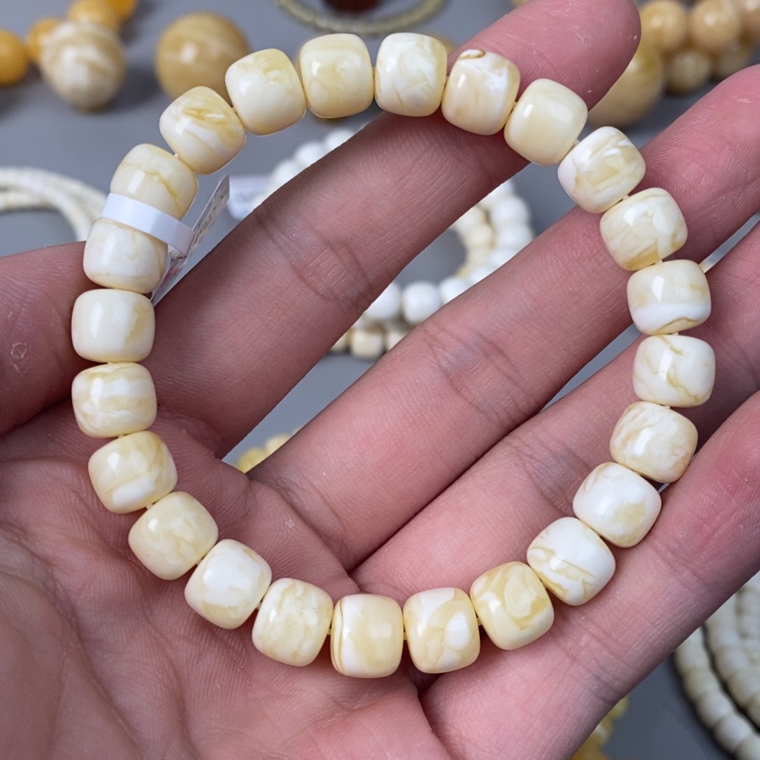 琥珀珠宝奇石未镶嵌9.5mm