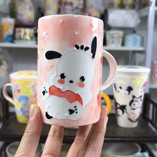 手绘高温釉下彩陶瓷