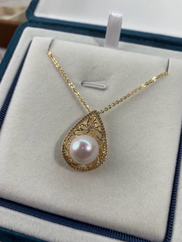 11-12mm淡水珍珠吊坠